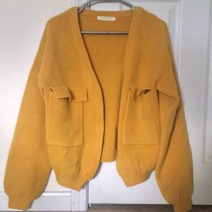 Stylenanda mustard cardigan
